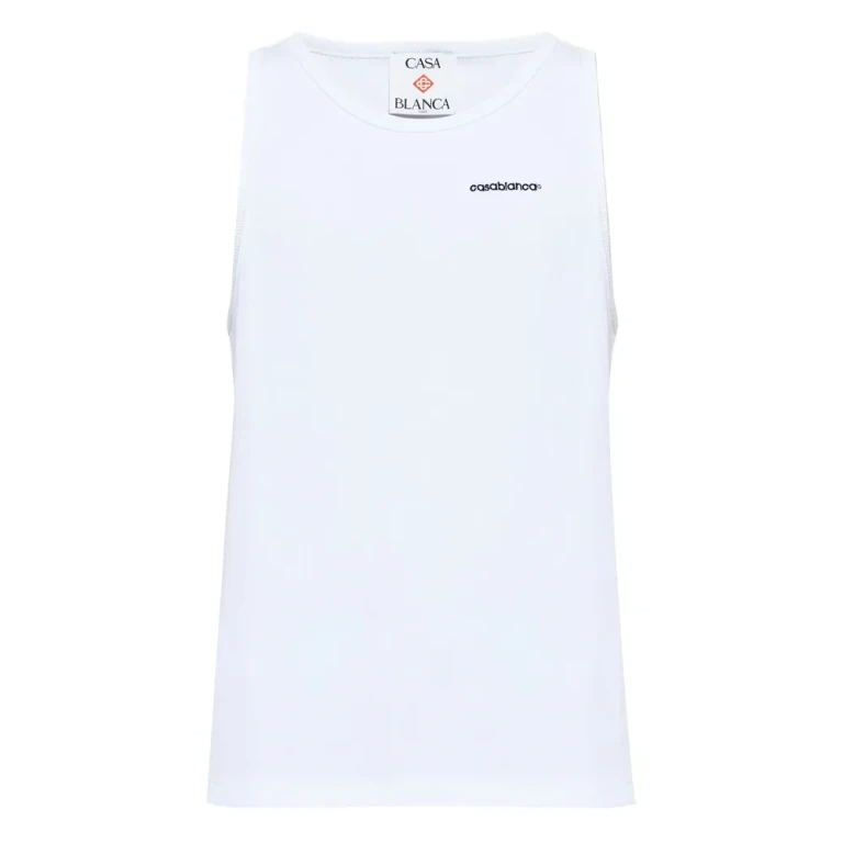 Casablanca Embroidered-logo Ribbed Tank Top