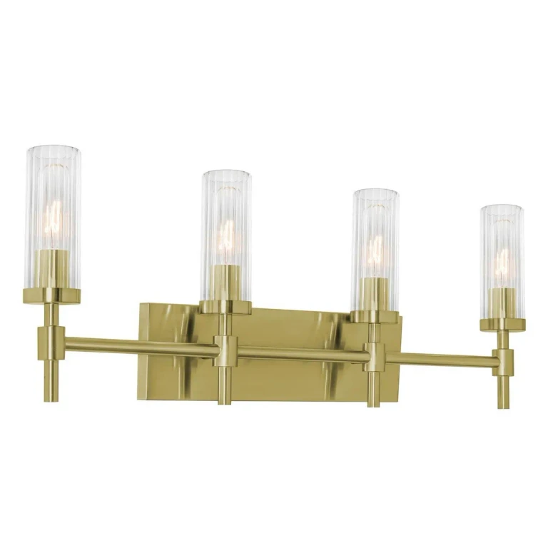 Light Antique Brass Bathroom Vanity Light from the Huntington Collection