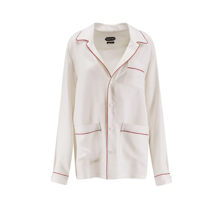 Tom Ford Shirts Beige Seta - Women