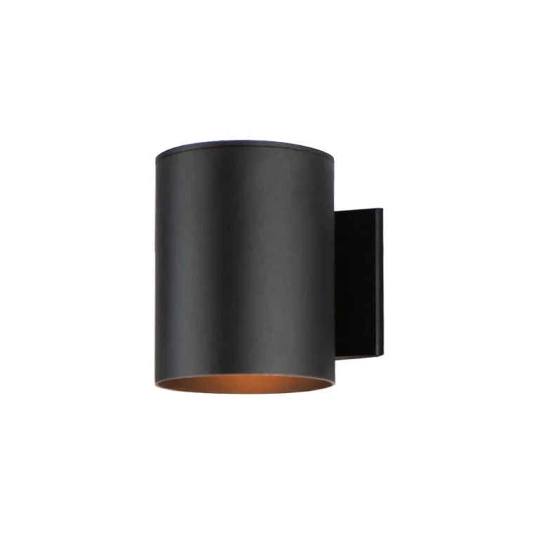 Black One Light Outdoor Wall Lantern from the Outpost Collection