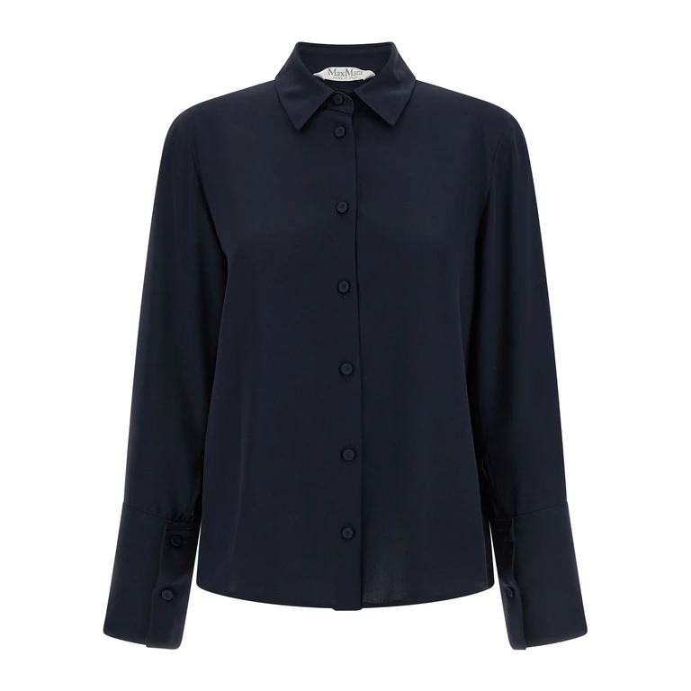 Max Mara MxpVoliera shirt Blue Silk Shirt, Blouse - Women