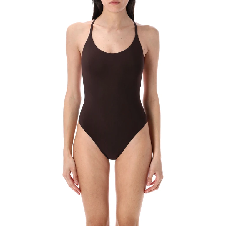Swimsuit Woman color Brown (UNOBROWN)