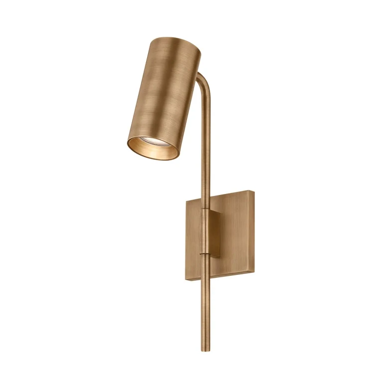 Patina Brass Wall Sconce from the Gage Collection