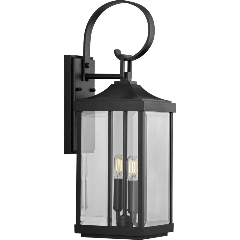 Black Two Light Wall Lantern from the Gibbes Street Collection