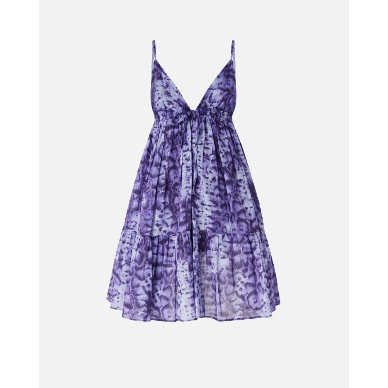 Pinko Robe courte à imprimé serpent