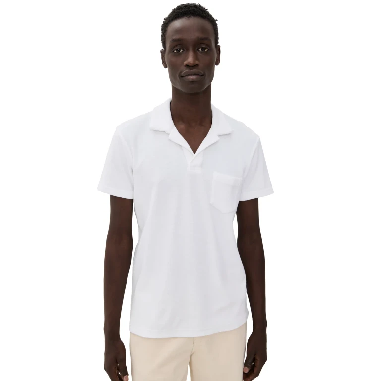 Orlebar Brown Terry Polo Navy M
