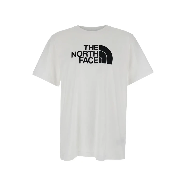 The North Face Black T-shirt With Maxi Logo Printed On The Front And Back In Cotton Blend Man