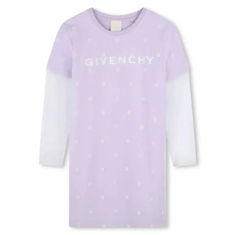 Givenchy Girls Layered Long-Sleeved T-Shirt Dress