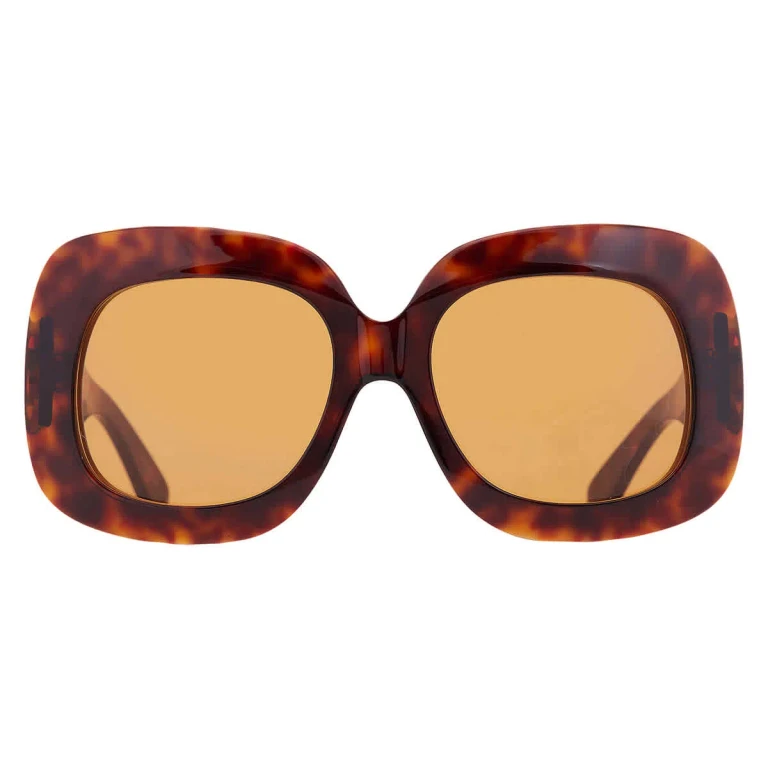 Valentino Orange Square Ladies Sunglasses VLS-180 C 59