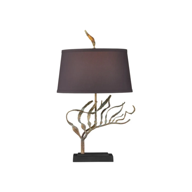 Verdigris Black Table Lamp from the Latissima Table Lamp Collection