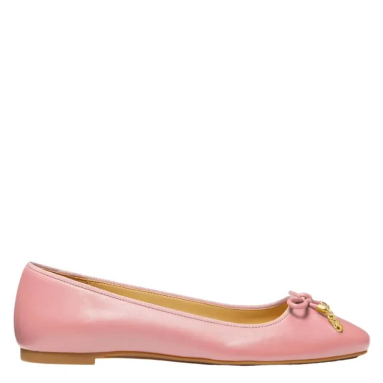 Michael Kors Nori Leather Ballet Flats