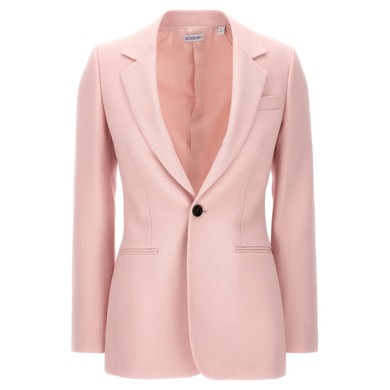 Burberry Tailored Jacket In Wool
