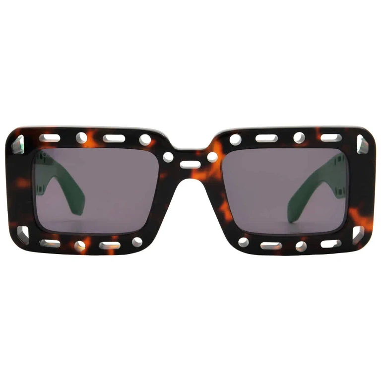 Off-White Atlantic Full Smoke Rectangular Unisex Sunglasses OERI025 6007 52