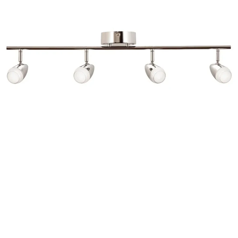 Polished Chrome LED Fixed Rail from the Eva Collection