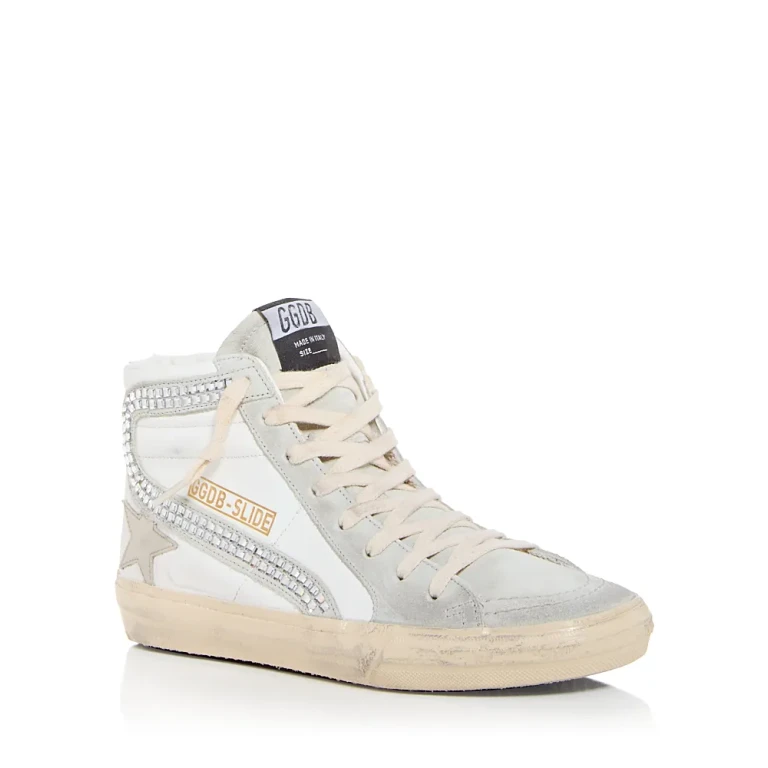 Golden Goose Unisex Slide Embellished High Top Sneakers