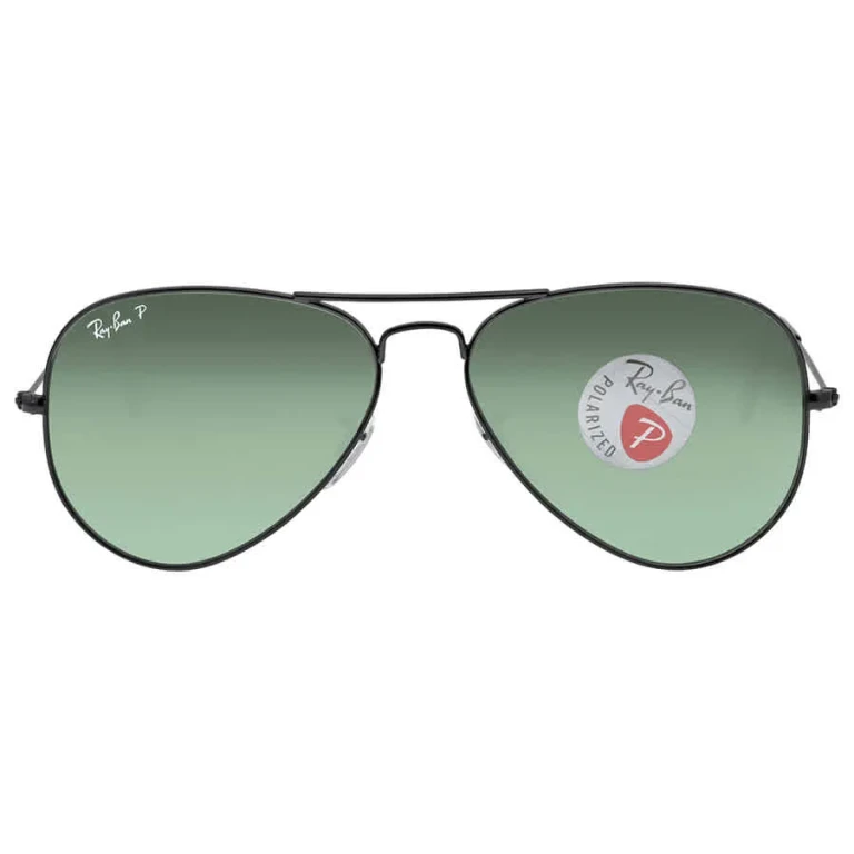 Ray Ban Aviator Classic Green Polarized Unisex Sunglasses RB3025 002/58 58