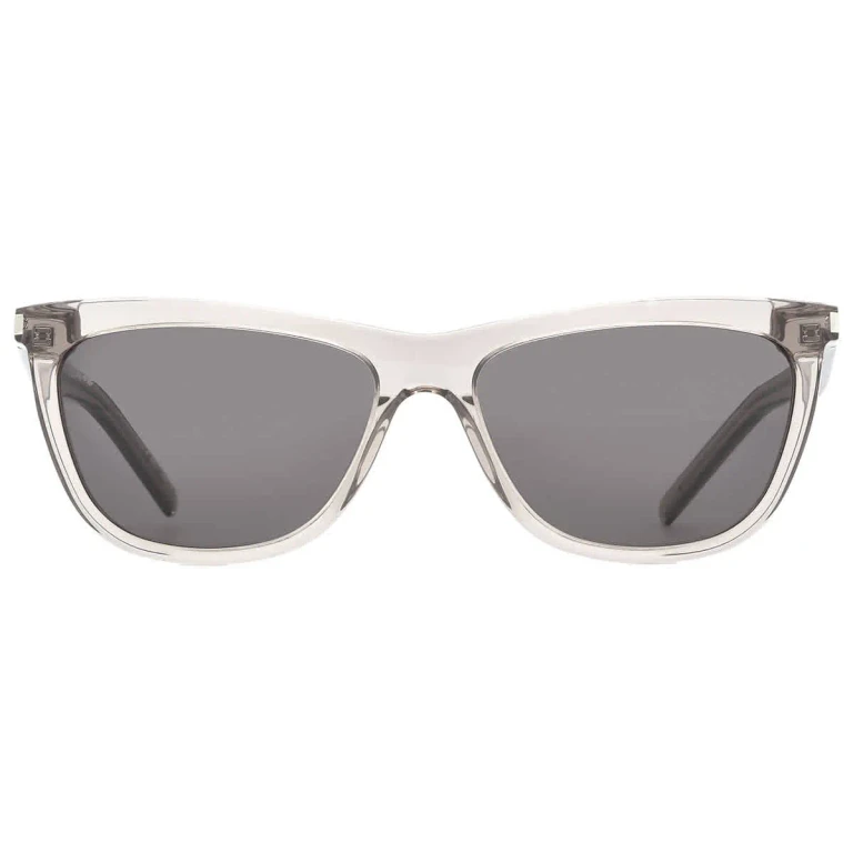 Saint Laurent Grey Cat Eye Ladies Sunglasses SL 515 006 58