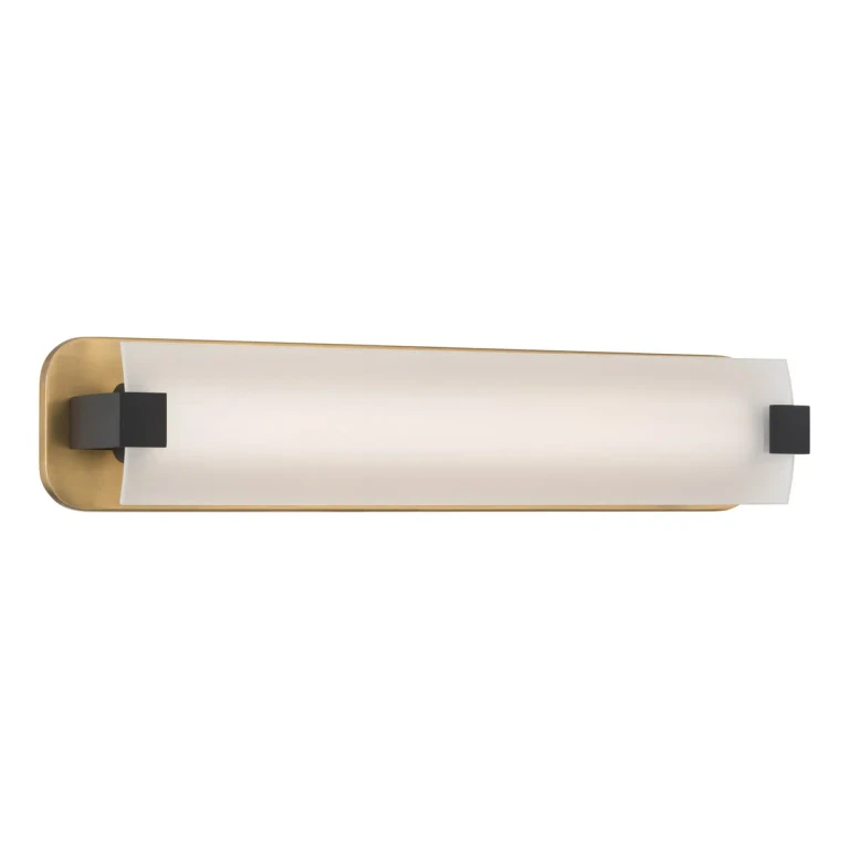 Legacy Brass LED Bathroom Vanity Light from the Arclume Collection
