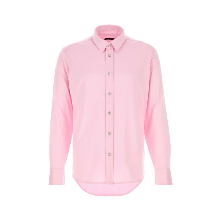 Tom Ford Pink Silk Blend Shirt