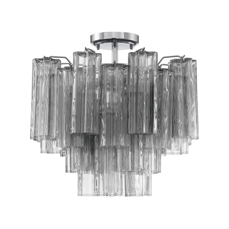 Addis 4-Light Semi-Flush Mount in Polished Chrome