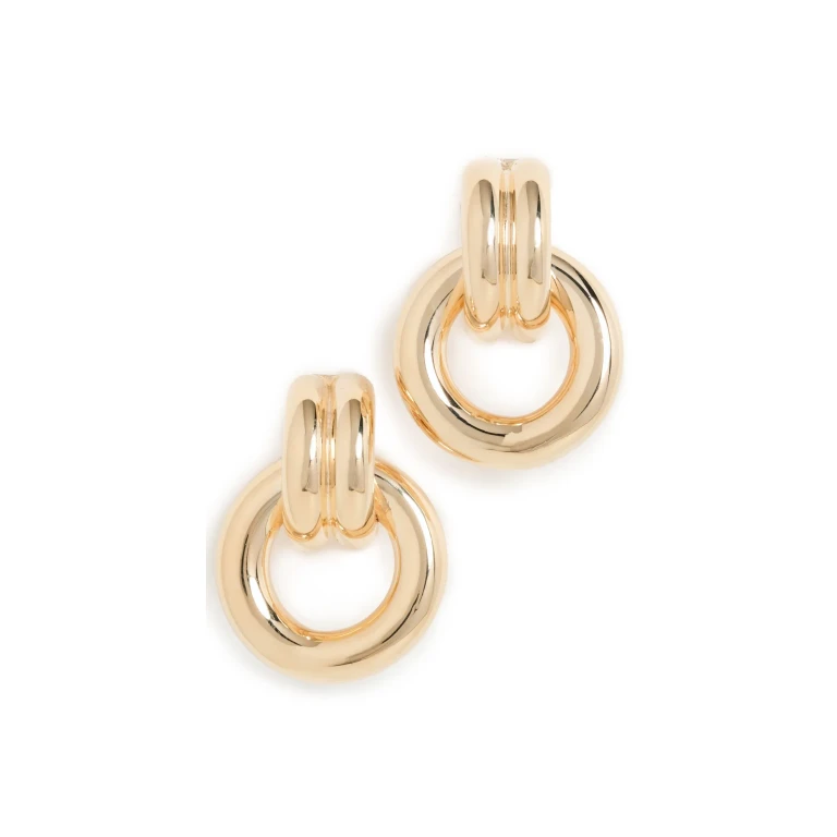Jennifer Zeuner Jewelry Gina Earrings Gold One Size