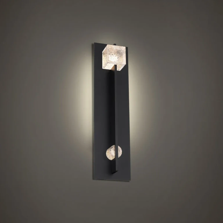 Black LED Outdoor Wall Sconce from the Scepter Collection