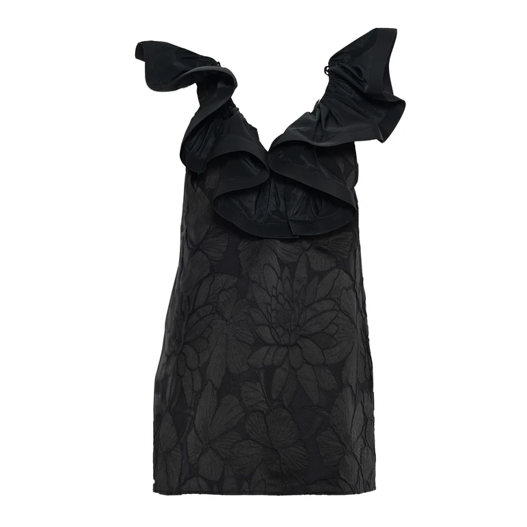 Elisabetta Franchi Jaquard Mini Dress