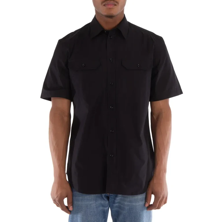 Burberry Equestrian Knight Motif Cotton Shirt