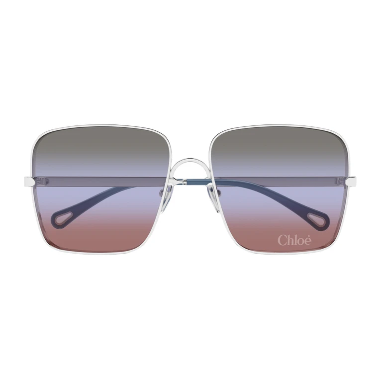 Chloé CH0324S Aly - Linea 003 Silver Green Argento Metal Occhiali Da Sole - Women