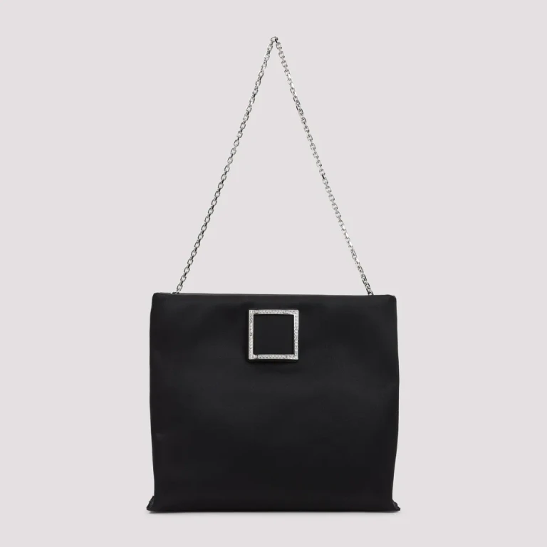 ROGER VIVIER - Roger Vivier Trompette Strass Soft Clutch