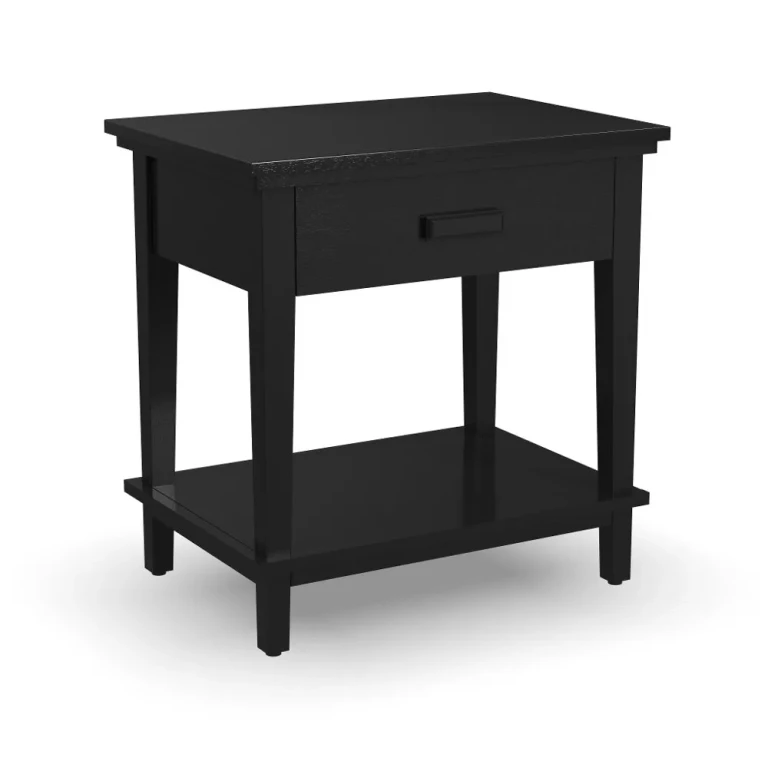Oak Park Black Nightstand