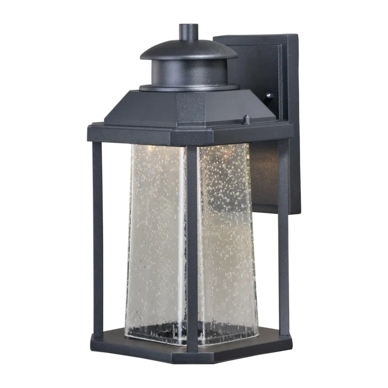 Textured Black LED Outdoor Wall Mount from the Freeport Collection