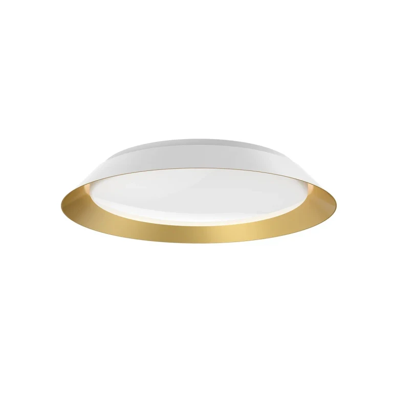 White Gold LED Flush Mount from the Jasper Collection