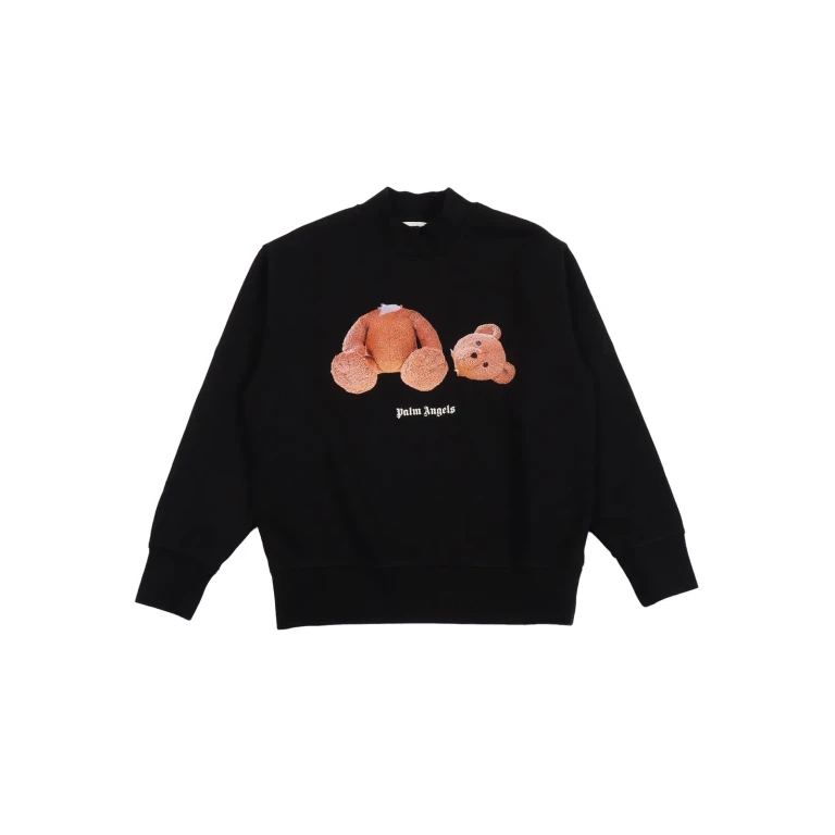 Palm Angels Bear Crewneck Black Brown