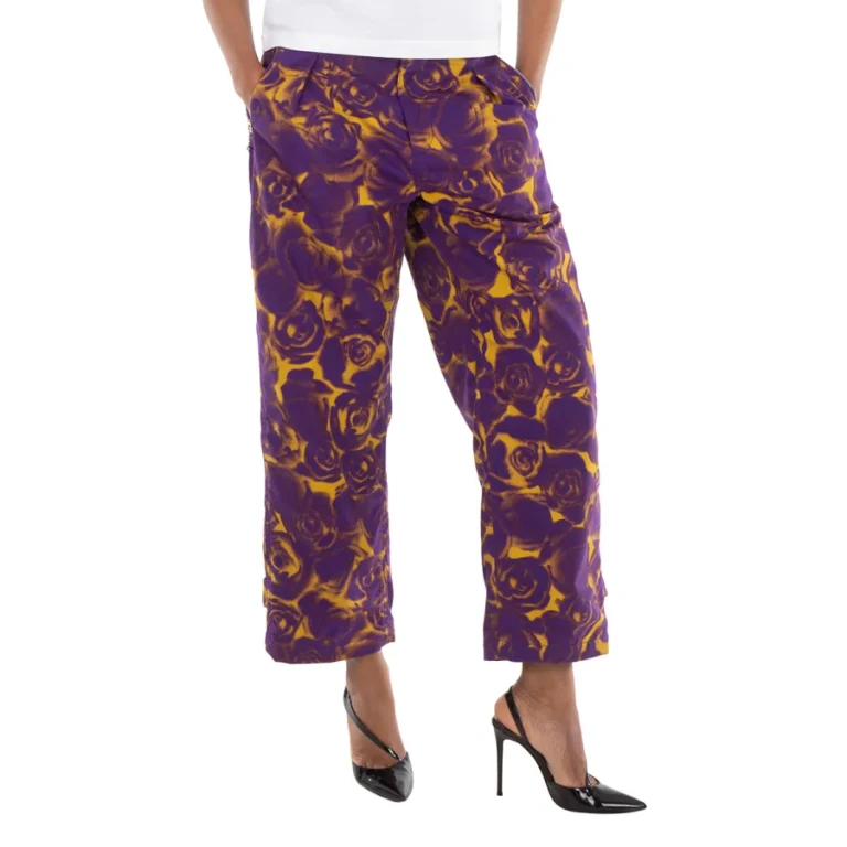 Burberry Floral Print Trousers