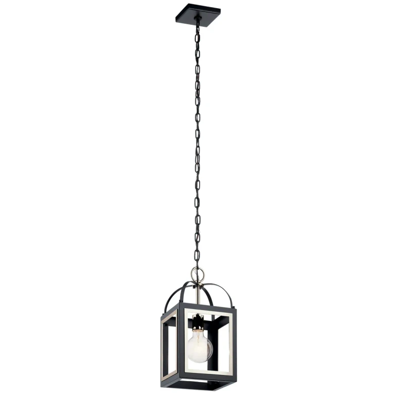Black One Light Pendant from the Vath Collection