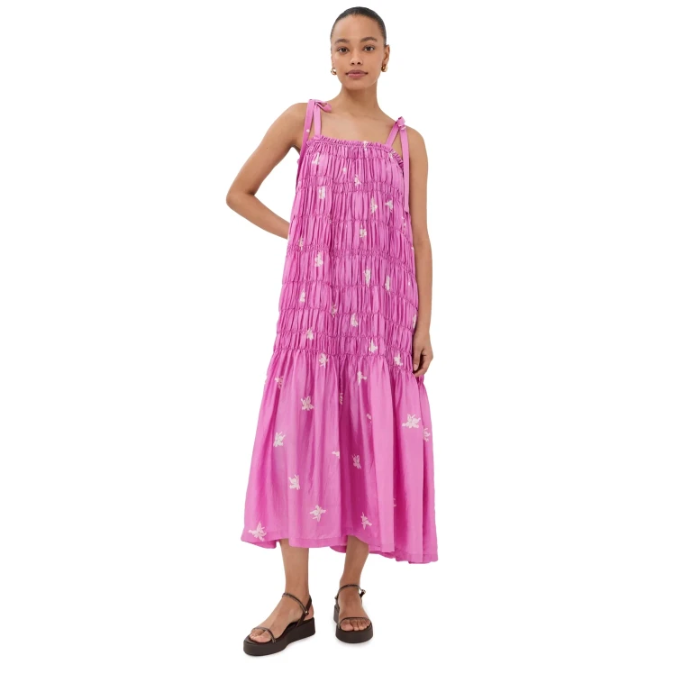 Alix of Bohemia Emrys Pink Jasmine Dress Medium Pink M