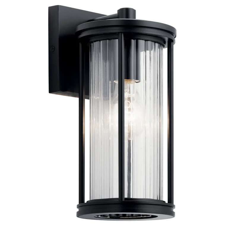 Barras 12" Outdoor Light in Black
