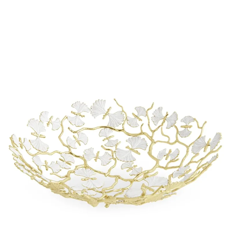 Michael Aram Butterfly Ginkgo Gold Centerpiece Platter