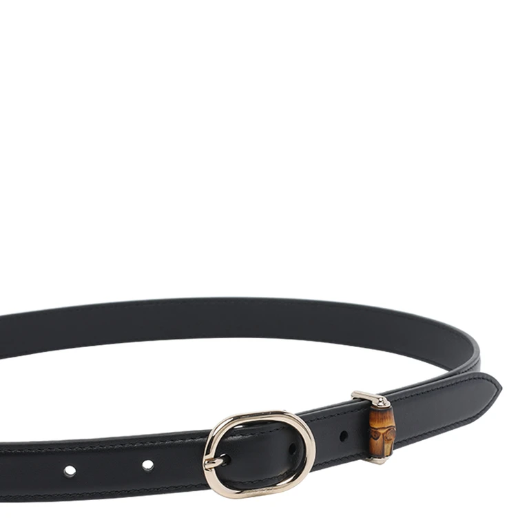 Gucci Belts Black Calf Leather - Women