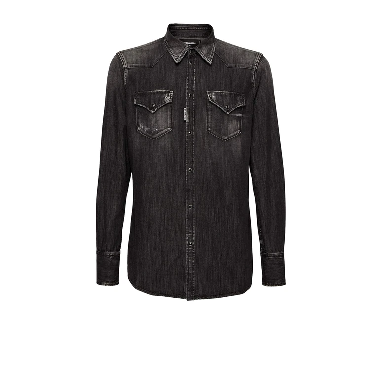 Dsquared2 Shirts Black - Men