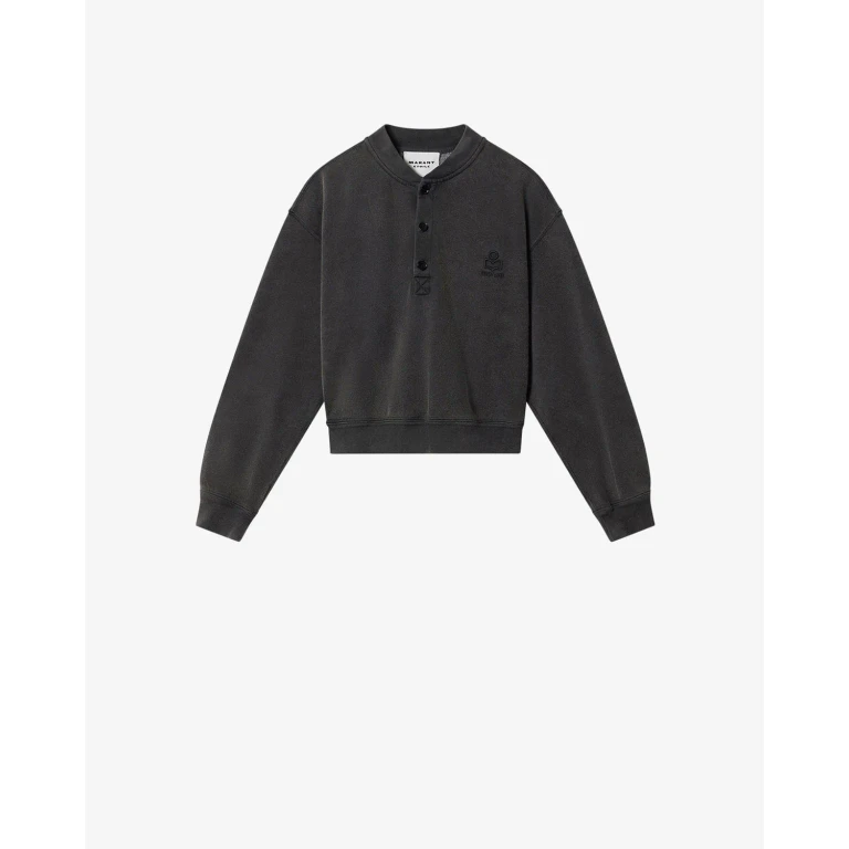 Sweat Shirt Simony - Femme - Noir Délavé - Taille 34 - Marant Étoile