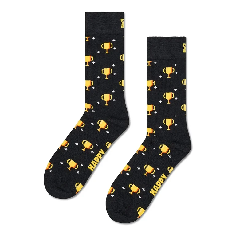 Happy Socks You Win Trophy Print Socks