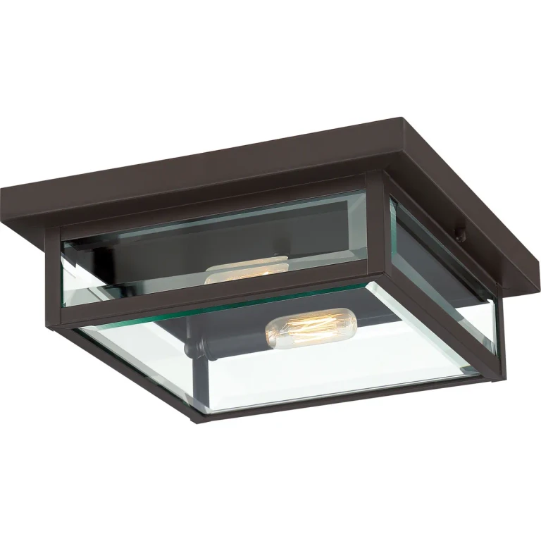Westover 2-Light Flush Mount in Western Bronze