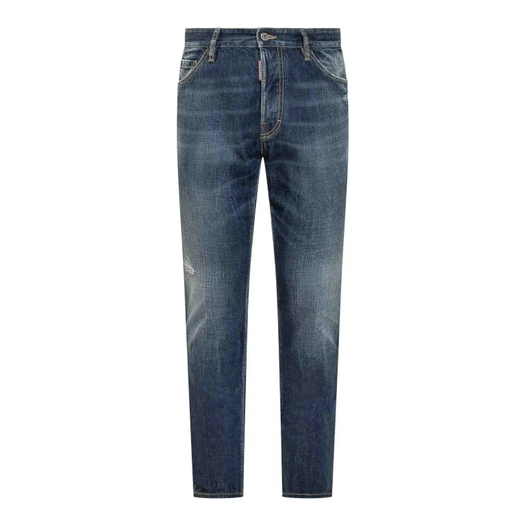 Dsquared2 Jean Droit - Bleu Foncé