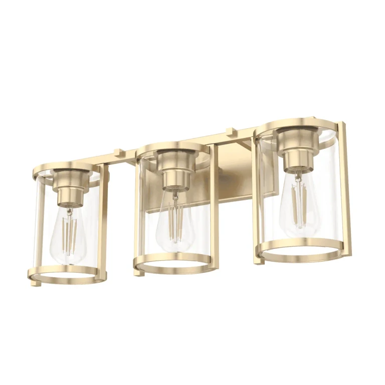 Alturas Gold Three Light Vanity from the Astwood Collection