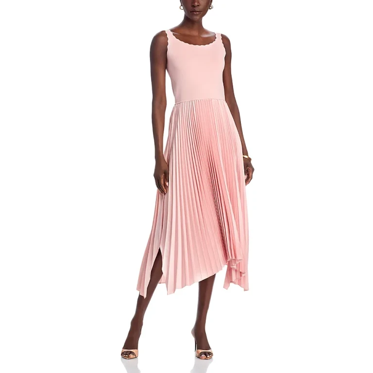 Elie Tahari Mave Mixed Media Sweater Dress