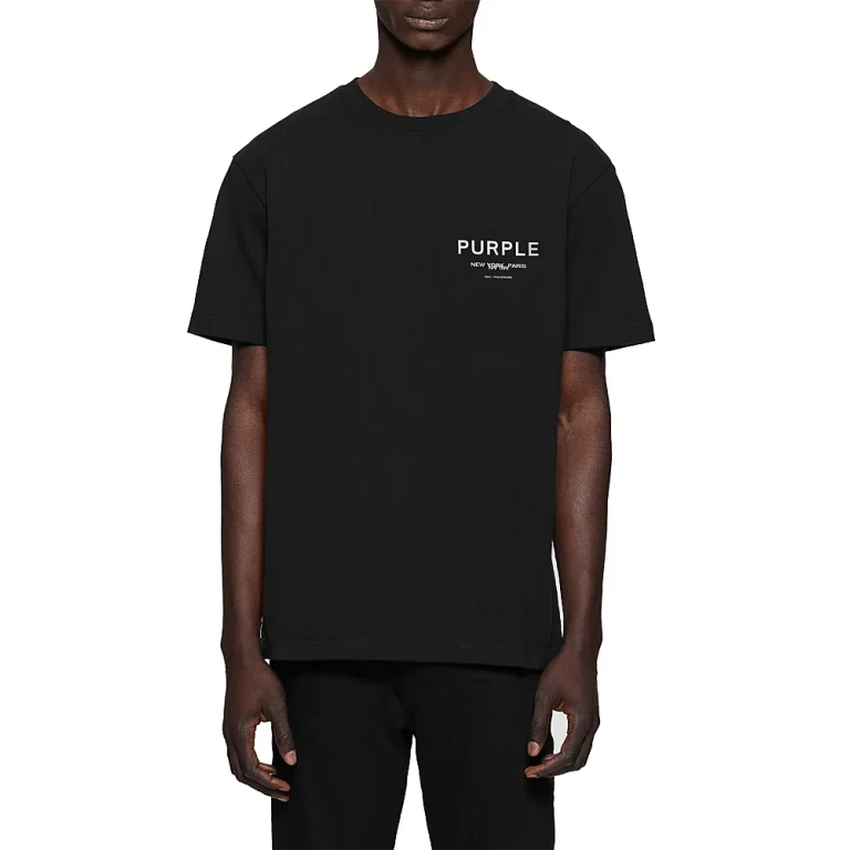 Purple Brand Jersey Graphic Logo Tee