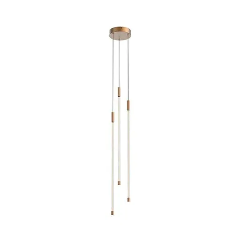 Kuzco Motif Pendant Light in Brushed Gold