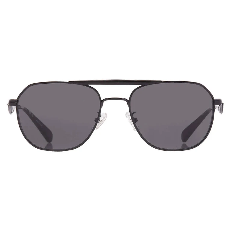Coach Grey Pilot Mens Sunglasses HC7178 939387 57
